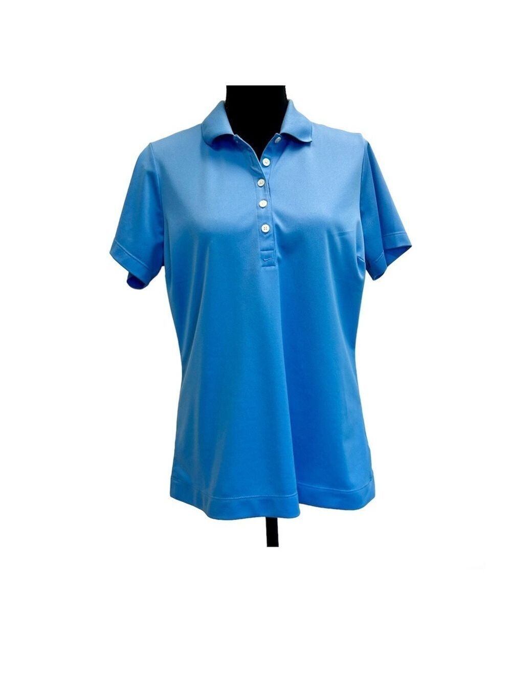 Nike Golf Dri-fit blue short sleeve polo shirt Sz L NWOT